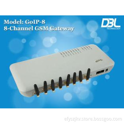 SMS Server , VPN 8 SIM Card Gateway SIP & H.323 For Call Te